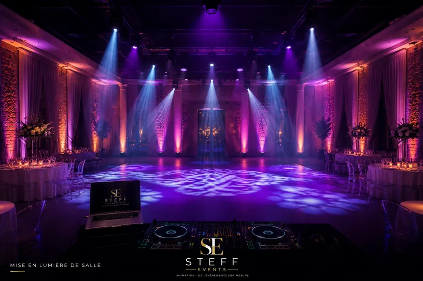 Mise en lumière de salle — Steff Events